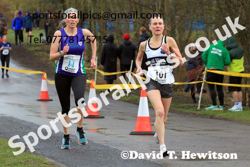 Senior Women and Veteran Women (Over 35s) and Vetreran Men (Over 50s), 2023 NECAA Royal Signals Relays, Hetton le Hole, County Durham. Photo: David T. Hewitson/Sports for All Pics